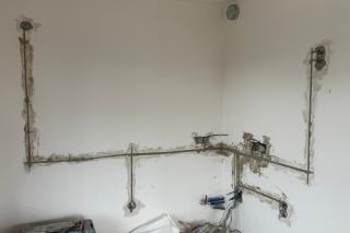 Dokončená instalace pro kuchyň