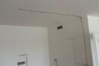 Drážka pro přívod nového světla v kuchyni