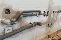 Donočená instalace přívodů vody a odpadu