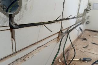 Elektroinstalace a instalace vody a odpadu pro novou kuchyň v novostavbě
