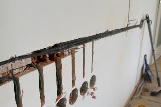 Elektroinstalace pro novou kuchyň a instalace vody a odpadu